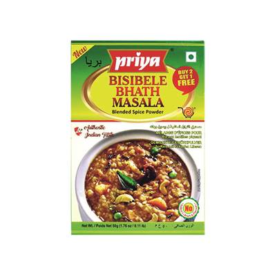 PRIYA BISIBELE BATH MASALA 50g