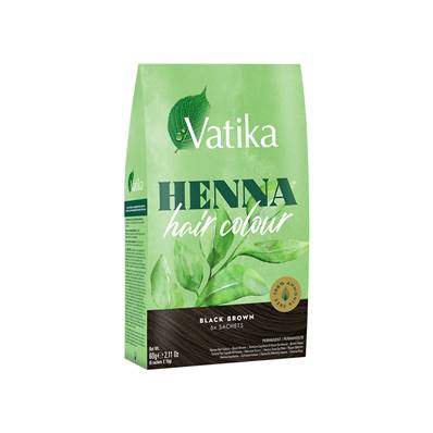 VATIKA HENNE NOIR/BRUN NATUREL 6x10g