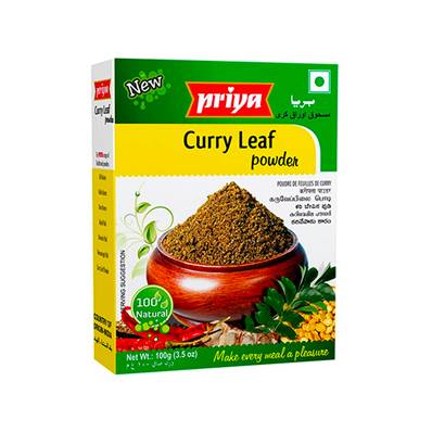 PRIYA FEUILLE DE CURRY EN POUDRE 100g
