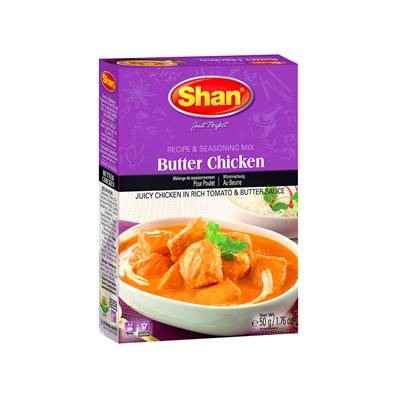 SHAN BUTTER CHICKEN MASALA 50g Mélange d'épices